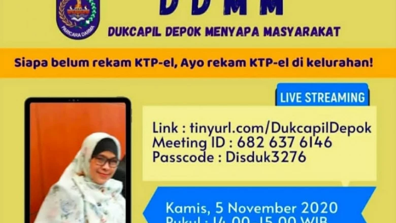 Besok, DDMM ke-5 Disdukcapil Depok Bakal Digelar