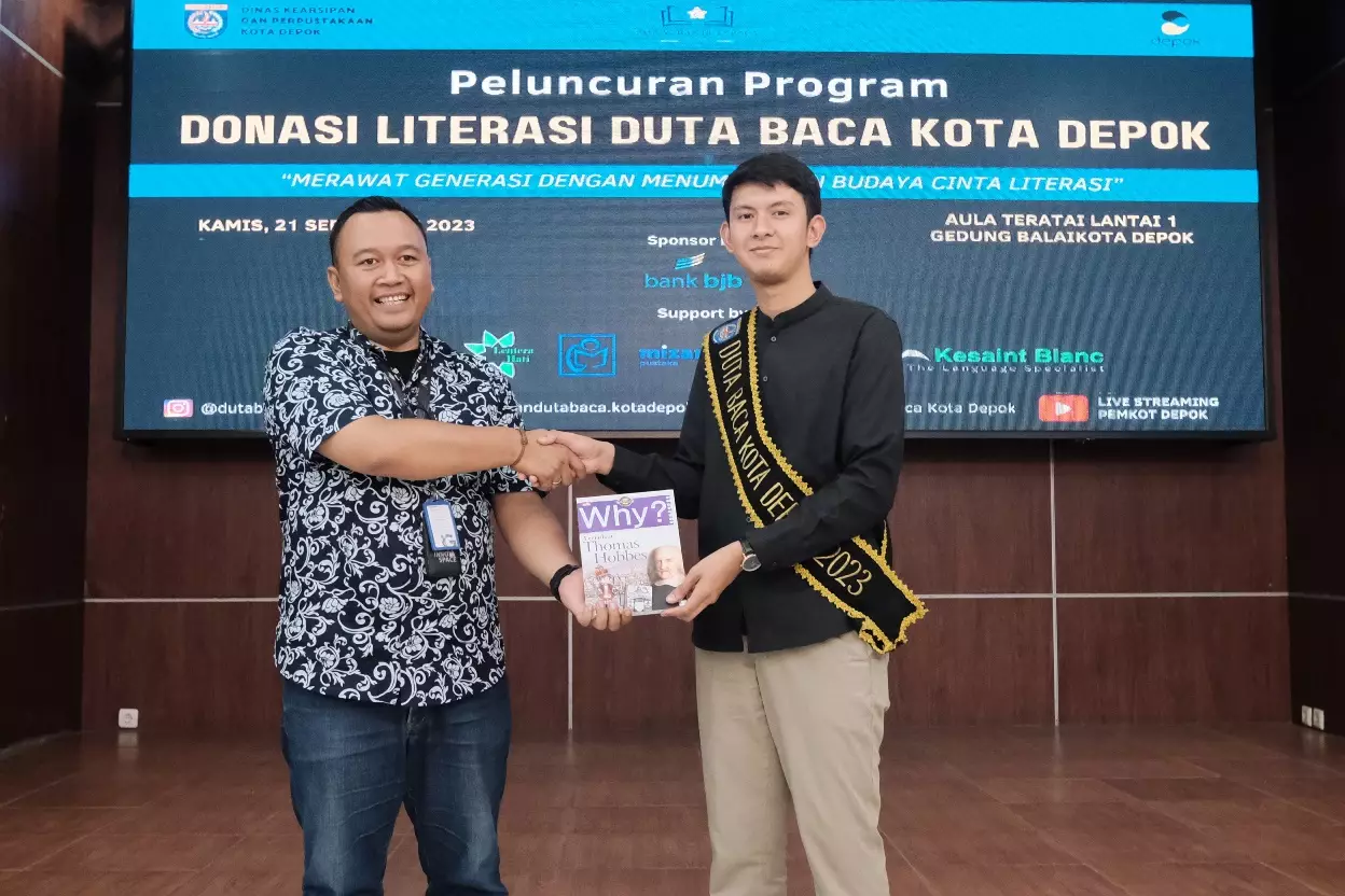 Paguyuban Duta Baca Kota Depok Luncurkan Program Donasi Literasi