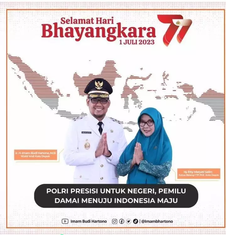 Polri Berusia ke-77, Bang Imam : Teruslah Mengabdi untuk Tanah Air