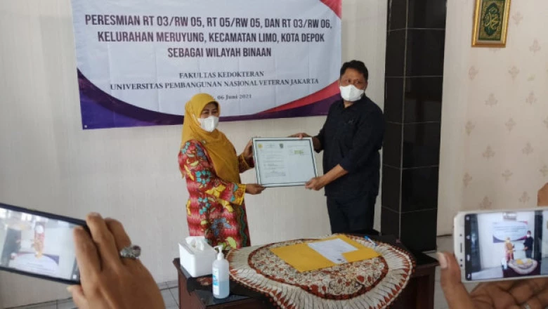 Tiga RT di Meruyung Dapat Penyuluhan tentang Hipertensi   