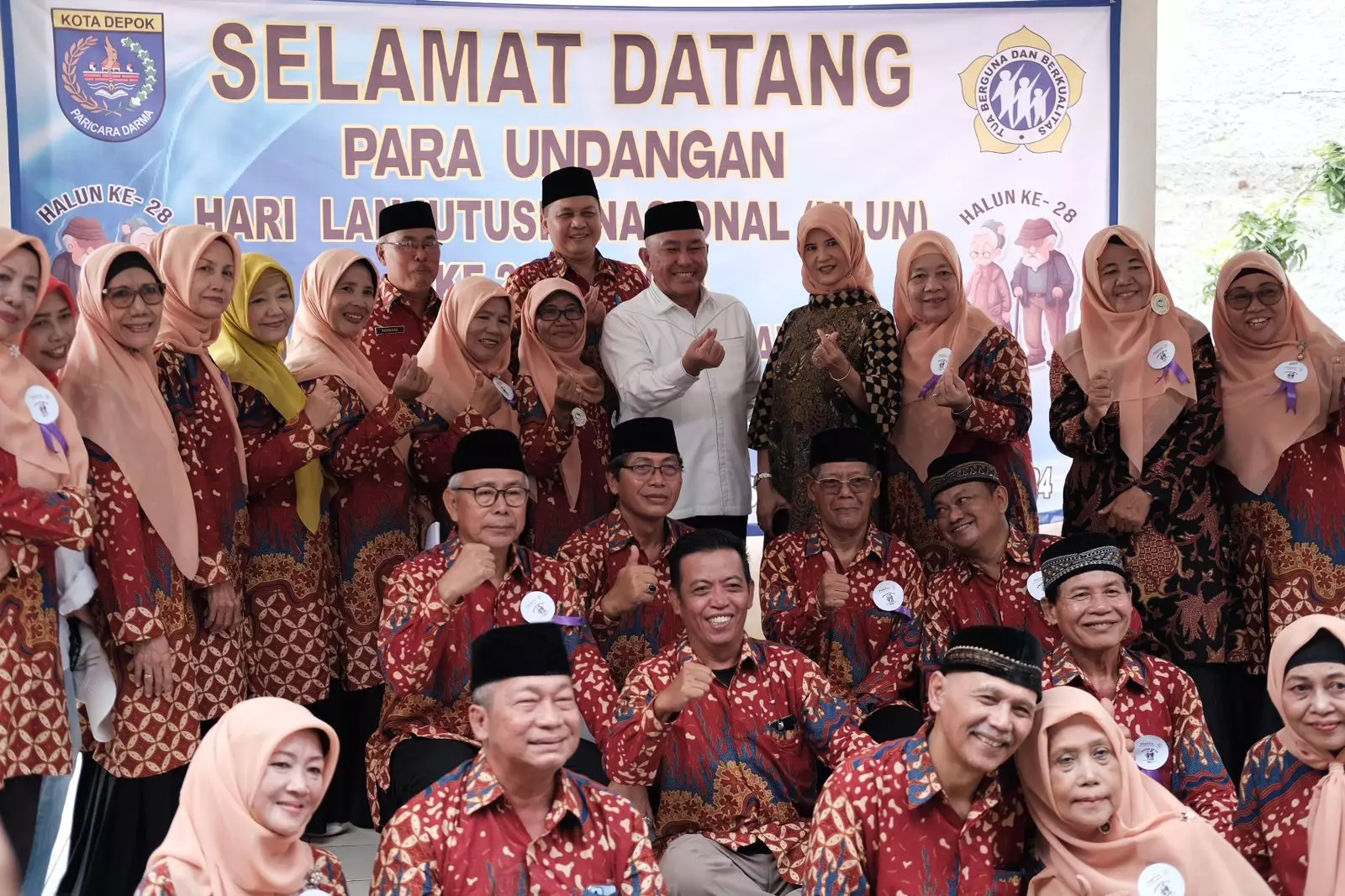 Peringatan HLUN ke-28 Tingkat Kecamatan Sawangan, Wadah Lansia untuk Berkumpul dan Bersilaturahmi