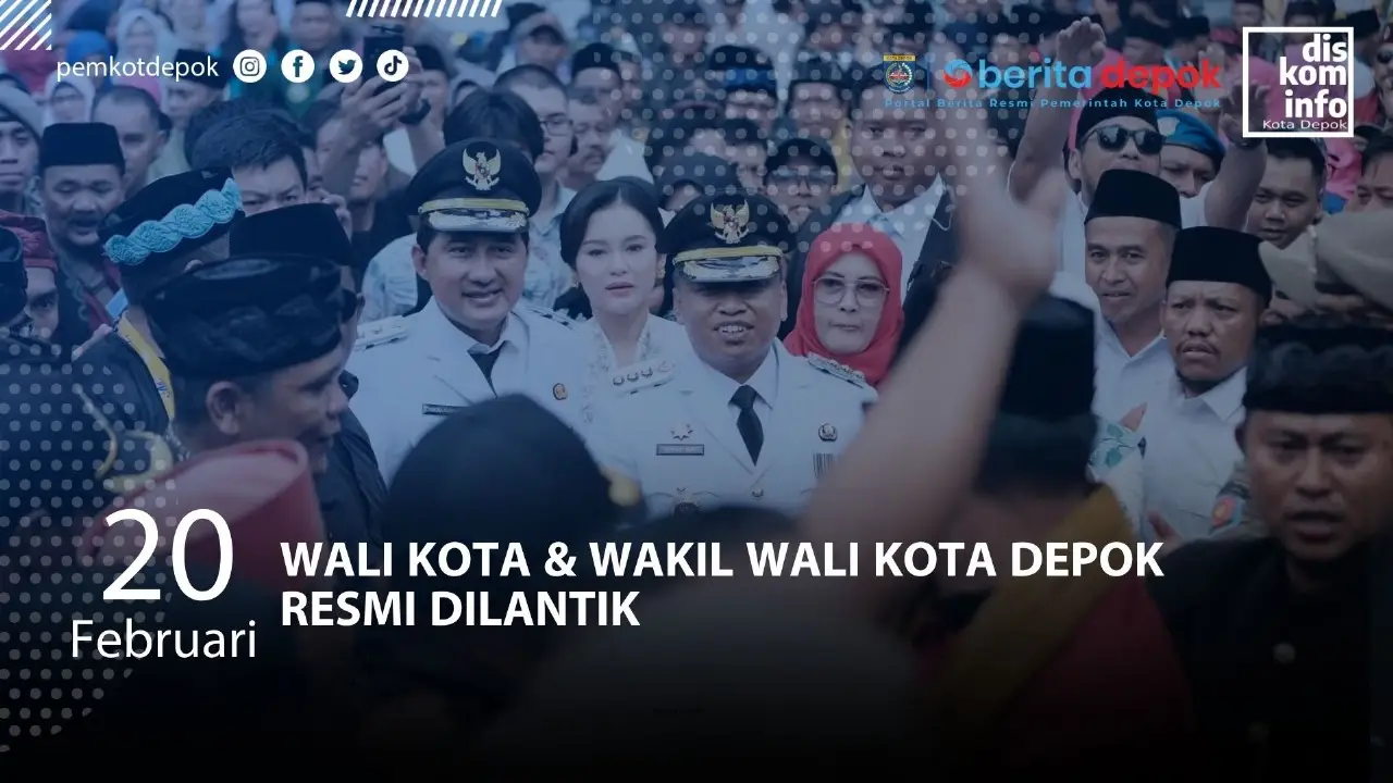 Resmi Dilantik, Wali Kota dan Wakil Wali Kota Depok