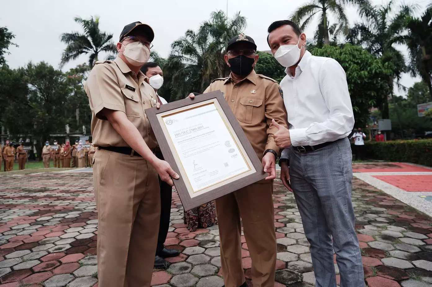 Diskominfo Raih Sertifikat ISO 27001:2013 Pengelolaan Data Center