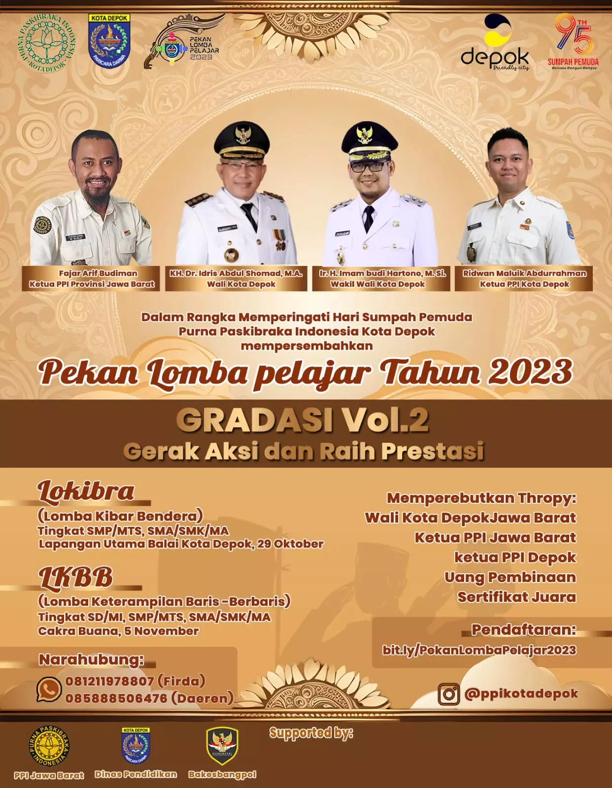 Pekan Lomba Pelajar Kota Depok Siap Digelar, Begini Cara Daftarnya