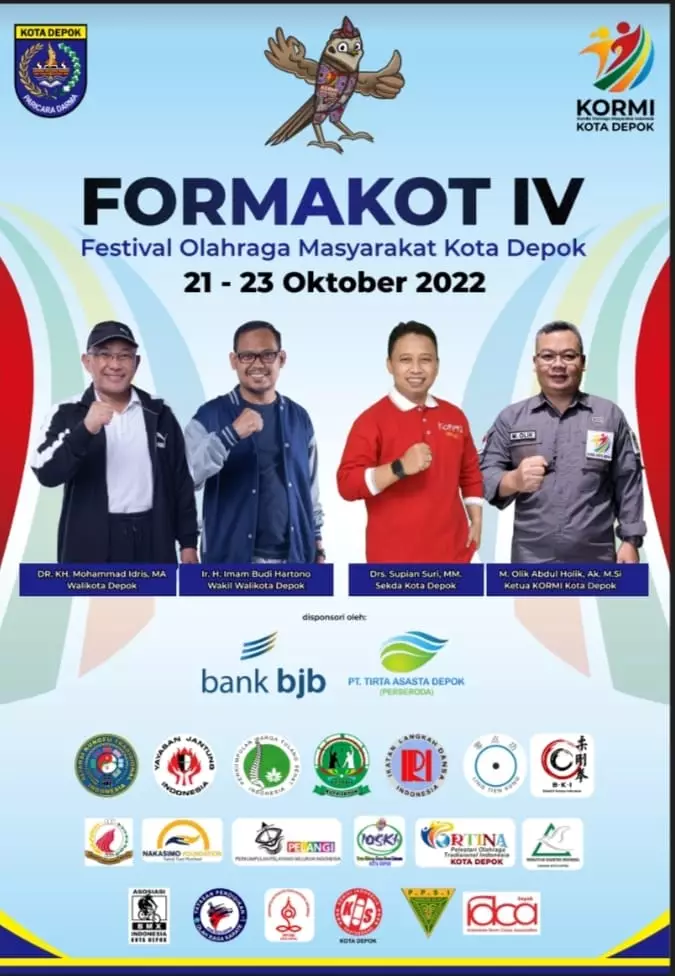 Formakot Depok 2022 Akan Digelar, 19 Inorga Dilibatkan