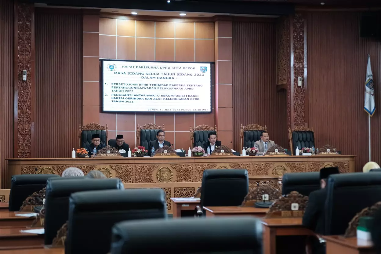DPRD Depok Gelar Paripurna Persetujuan Raperda Pelaksanaan APBD 2022