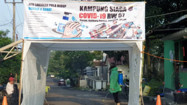 Pembentukan Kampung Siaga Covid-19 di Depok Capai 97,6 Persen