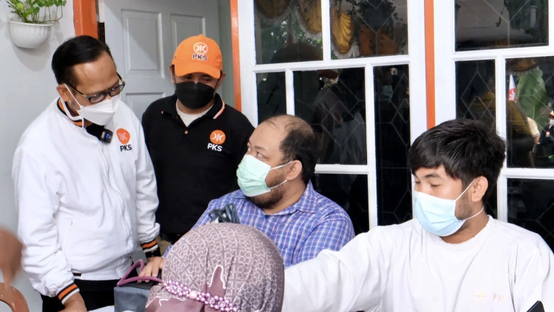 Wakil Wali Kota Hadiri Pelaksanaan Donor Darah di DPC PKS Sukmajaya