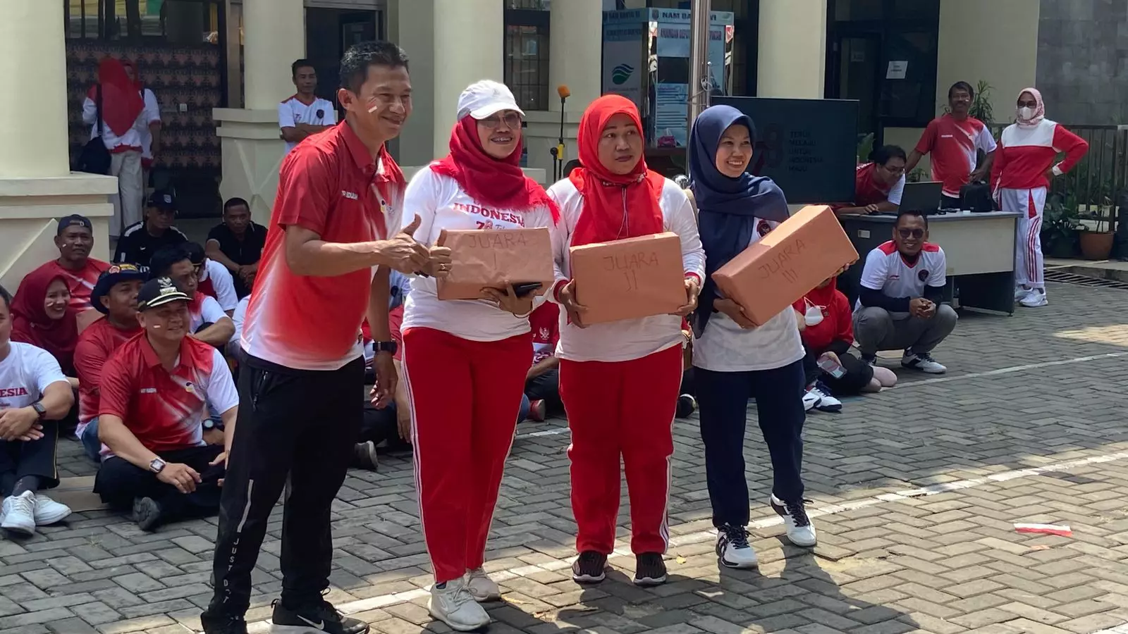 Keseruan Lomba Semarak Kemerdekaan di Kecamatan Sawangan, Meriahkan HUT ke-78 RI
