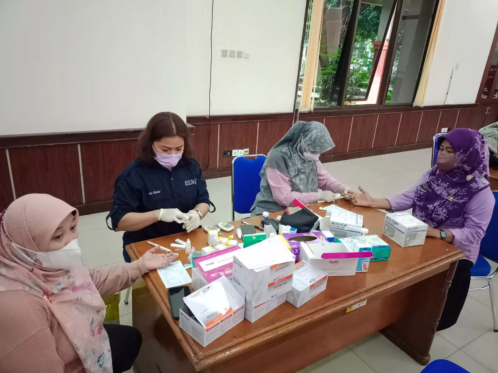 111 ASN Setda Depok Jalani Pemeriksaan Kesehatan