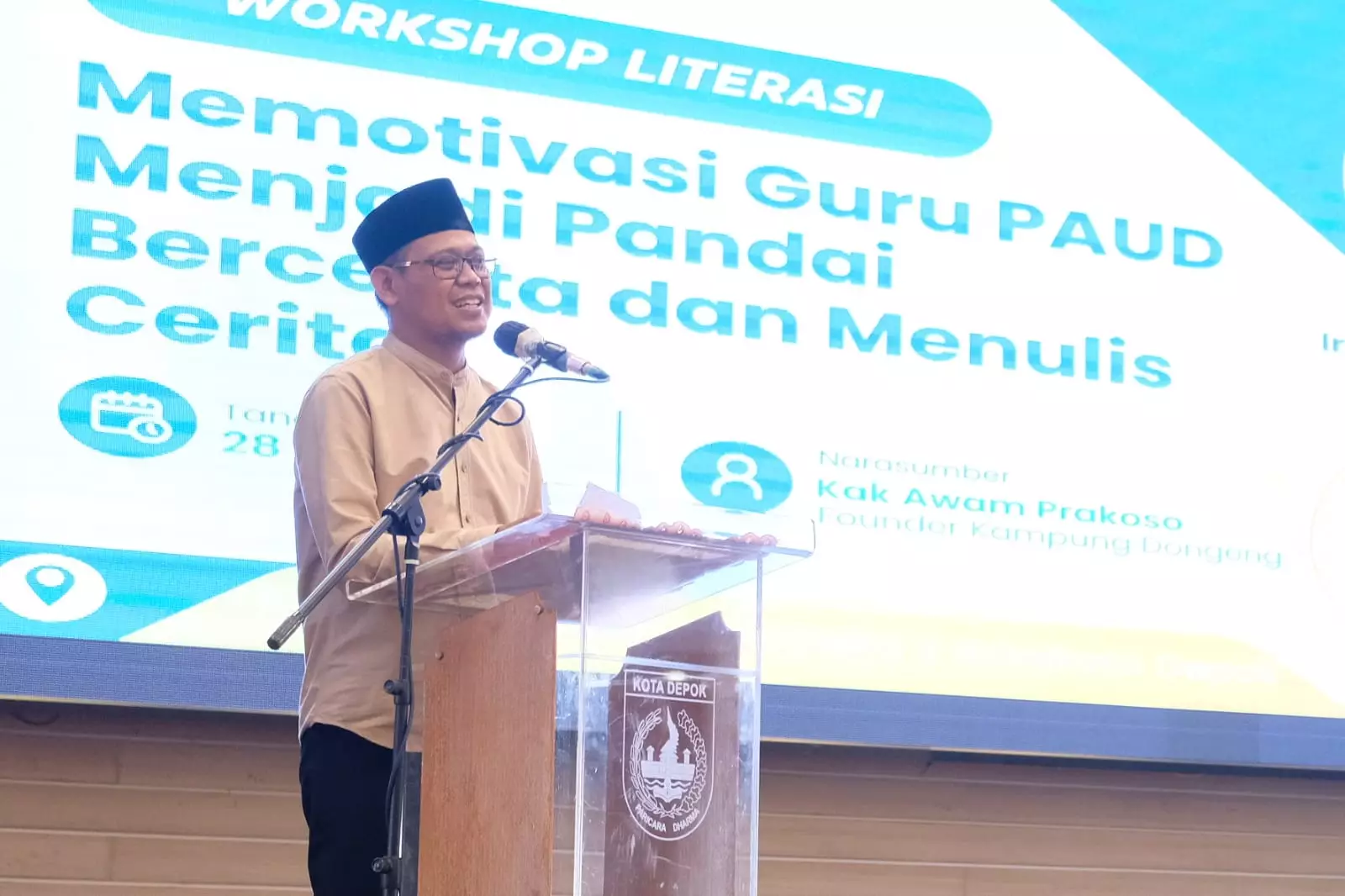Cerdaskan Anak Bangsa, Wakil Wali Kota Depok Apresiasi Peran Guru