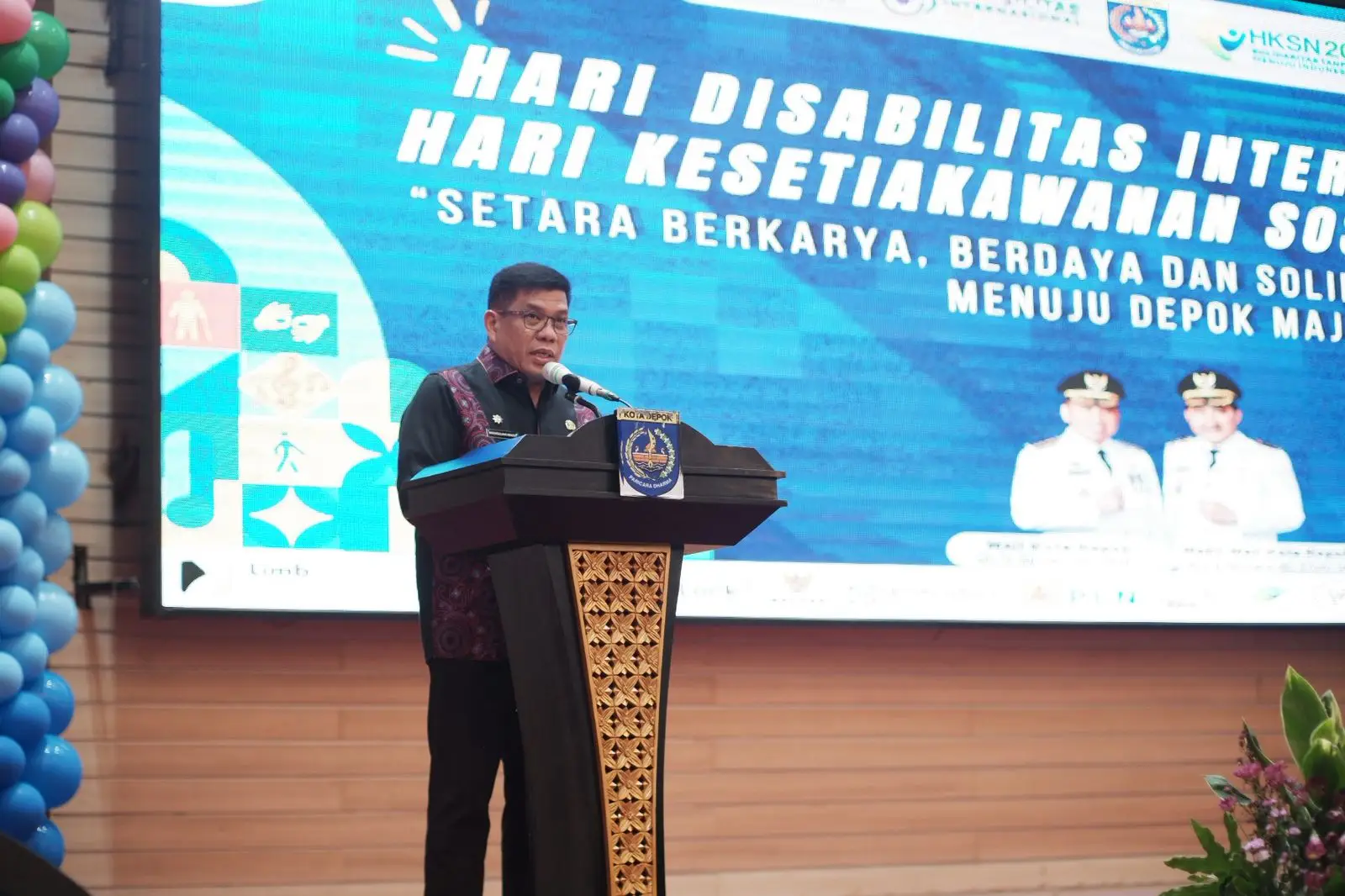 Depok Tegaskan Komitmen Pembangunan Inklusif di Peringatan Hari Disabilitas Internasional dan HKSN 2025