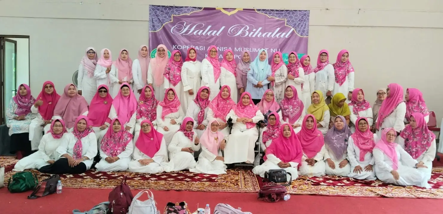 Halal Bihalal Koperasi Annisa Muslimat NU Depok, Perkuat UMKM Naik Kelas dan Bersertifikat Halal