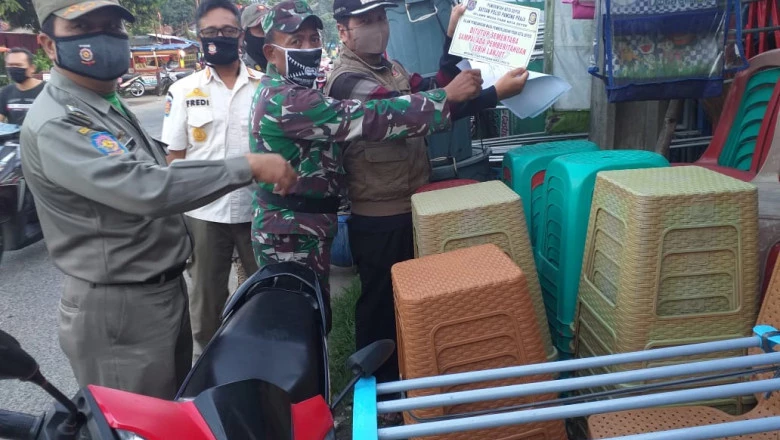 Tiga Pilar Pondok Jaya Rutin Pantau Pelaksanaan PSBB