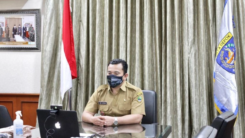 Pjs Wali Kota Depok Ikuti Video Conference Penyerahan Daftar Alokasi Dana Desa Tahun 2021