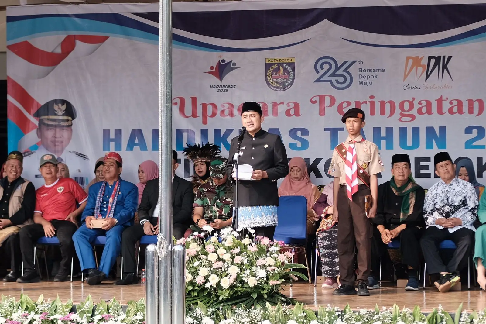 Hardiknas 2025, Wawalkot Tekankan Kolaborasi Semua Pihak Wujudkan Pendidikan Bermutu di Depok