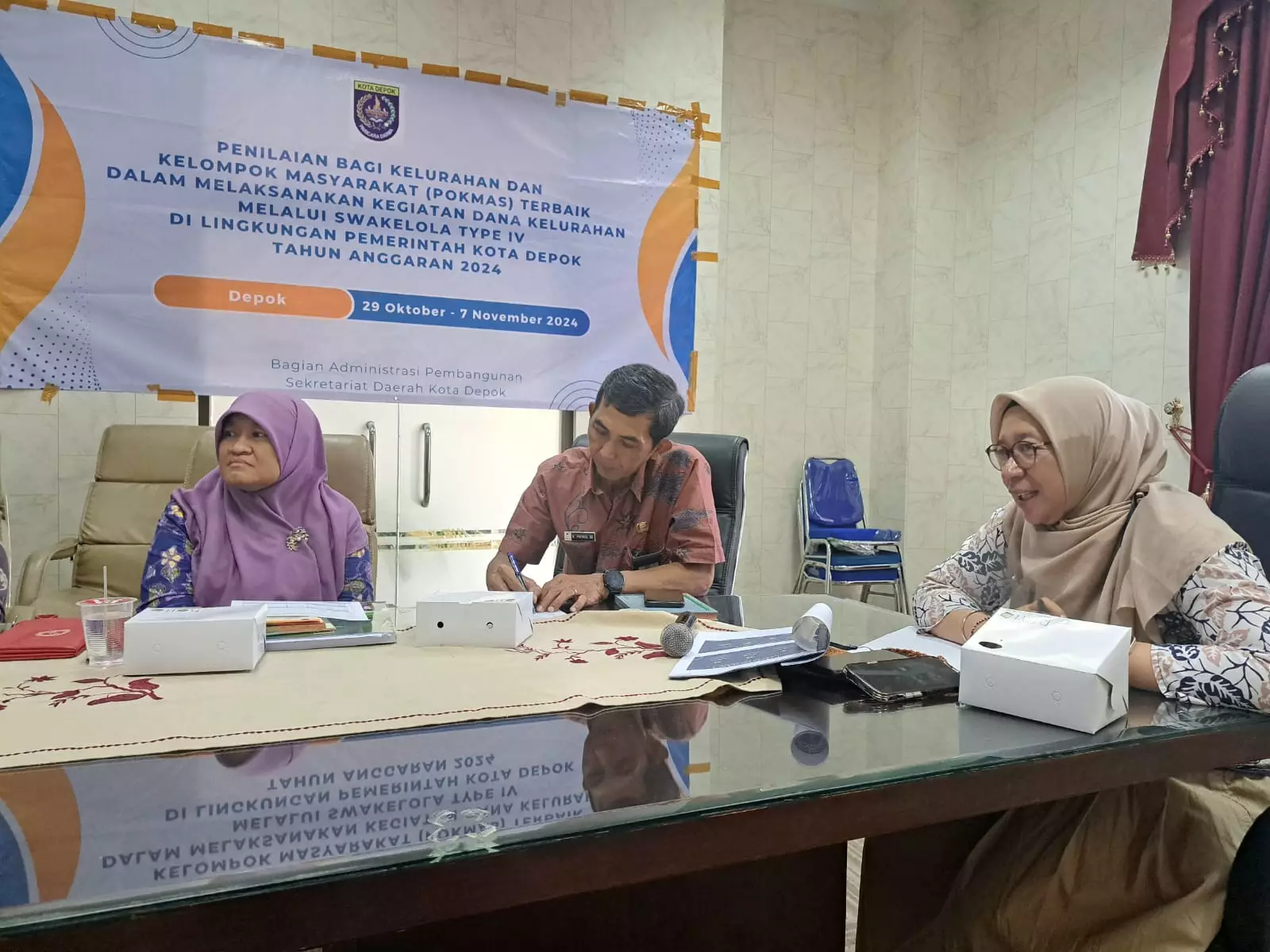 11 Kelurahan dan Pokmas Swakelola Jalani Penilaian Tingkat Kota
