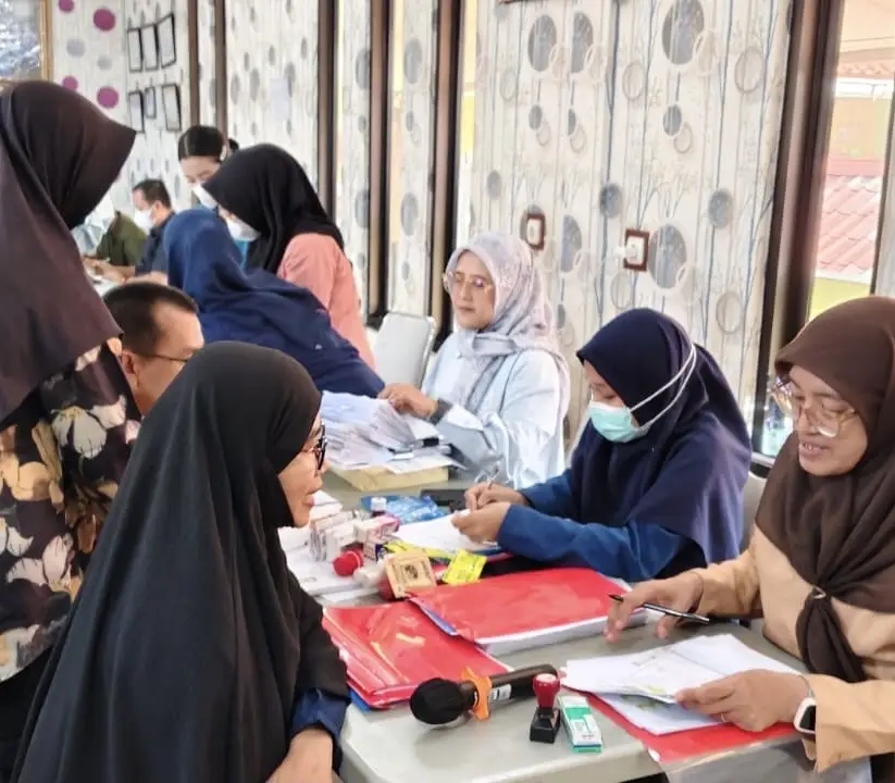 Pastikan Kesehatan CJH, Puskesmas Sukmajaya Rampungkan Pemeriksaan Kesehatan hingga Vaksinasi