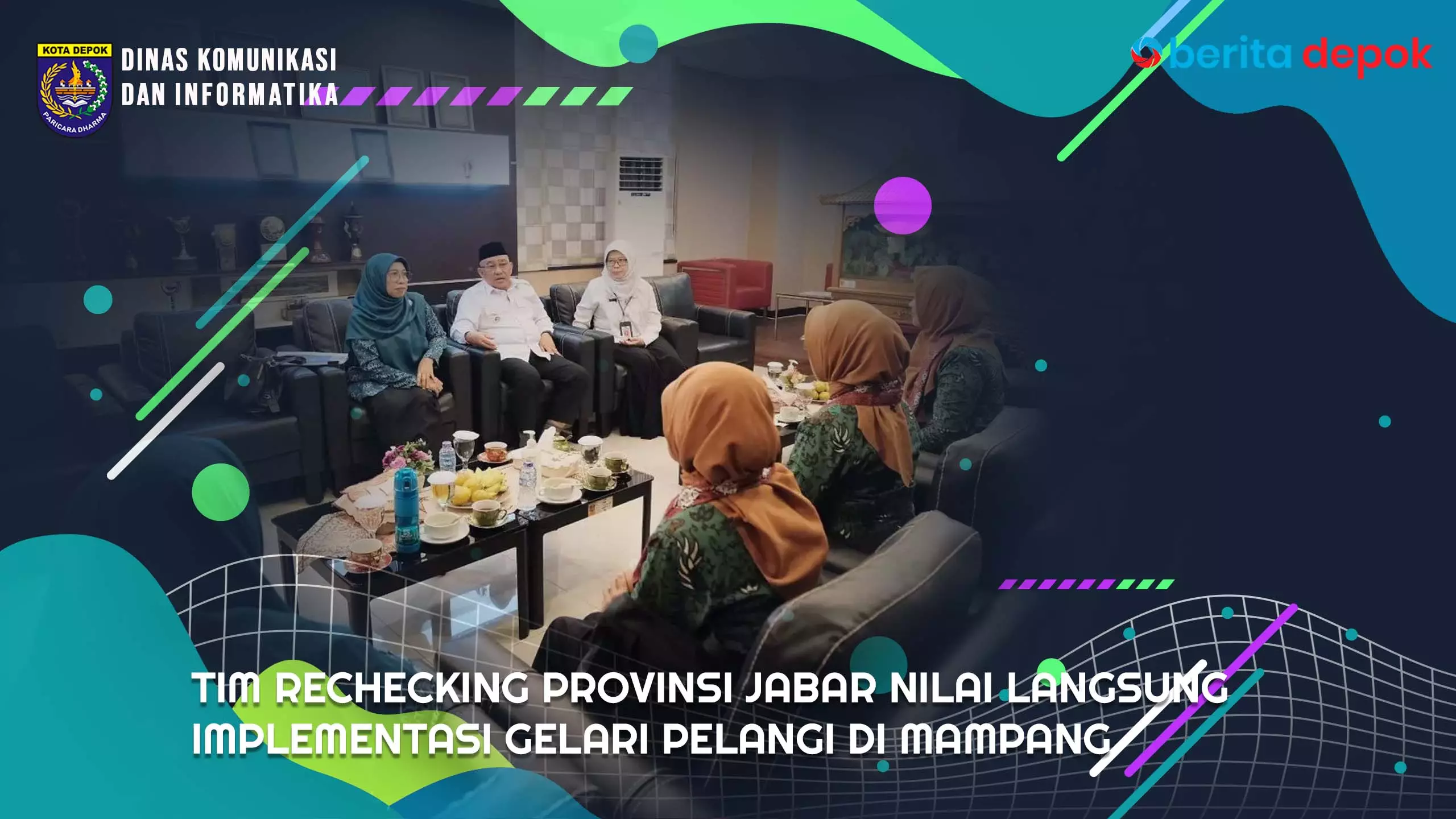 Video: Tim Rechecking Provinsi Jabar Nilai Langsung Implementasi Gelari Pelangi di Mampang