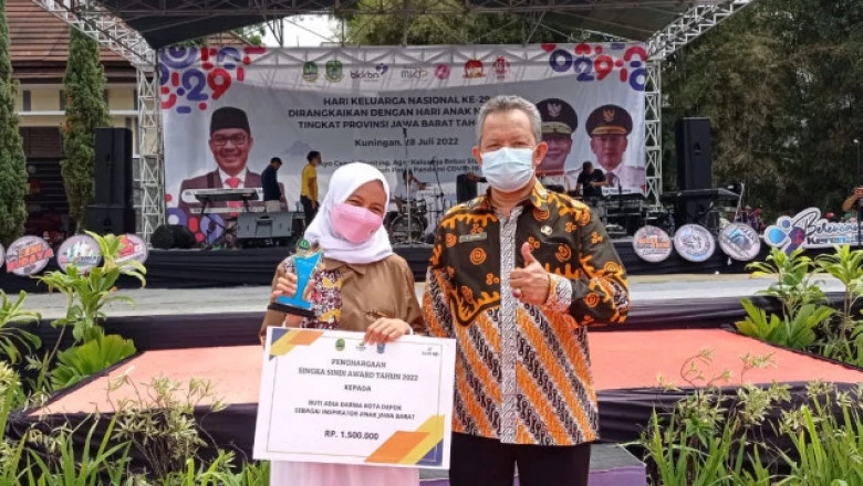 Ketua Forum Anak Depok Raih Penghargaan Inspirator Anak Jabar