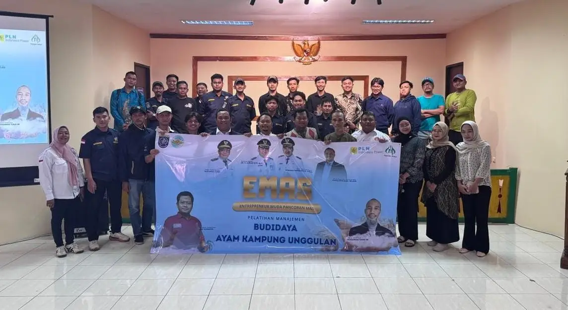 Katar Kecamatan Panmas Latih Anak Muda Budidaya Ayam Kampung Unggul