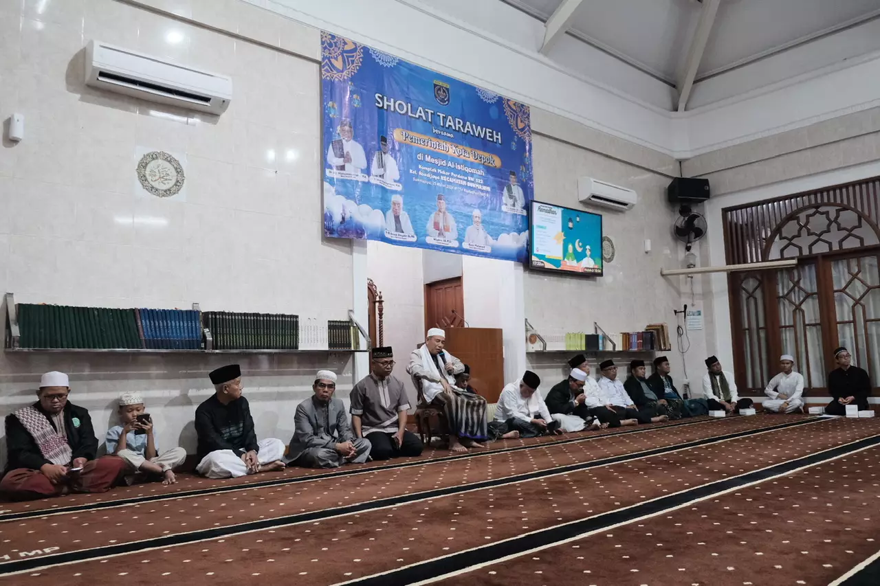 Pemkot Depok Gelar Tausiyah Ramadan dan Buka Puasa Bersama di Masjid Al Istiqomah Kelurahan Abadijaya