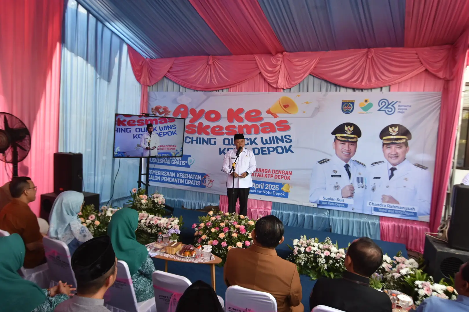 Wali Kota Depok Luncurkan Program Pendaftaran Puskesmas dan Pemeriksaan Kesehatan Catin Gratis
