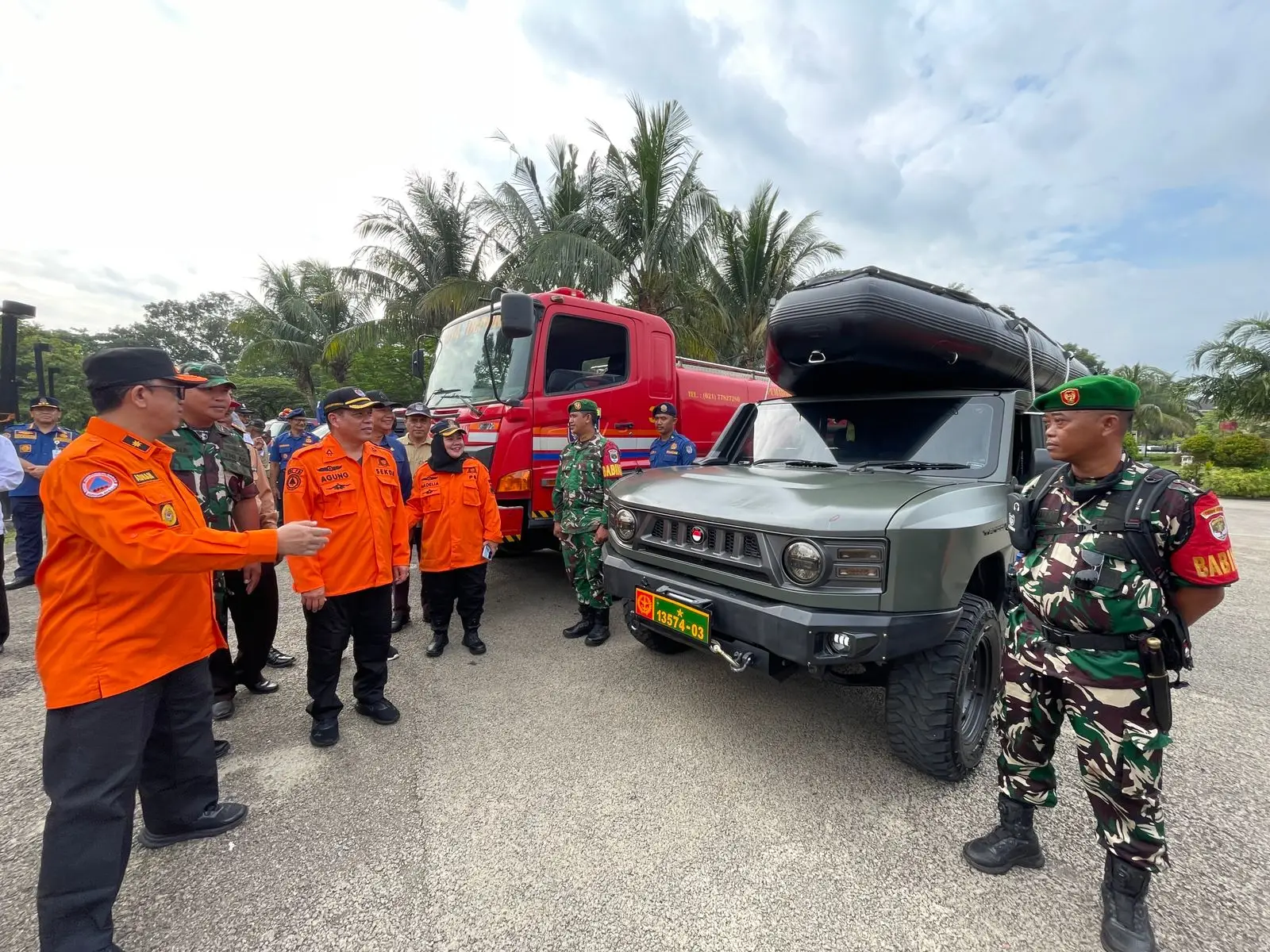 Sekda Depok Cek Pasukan Kesiapsiagaan Bencana