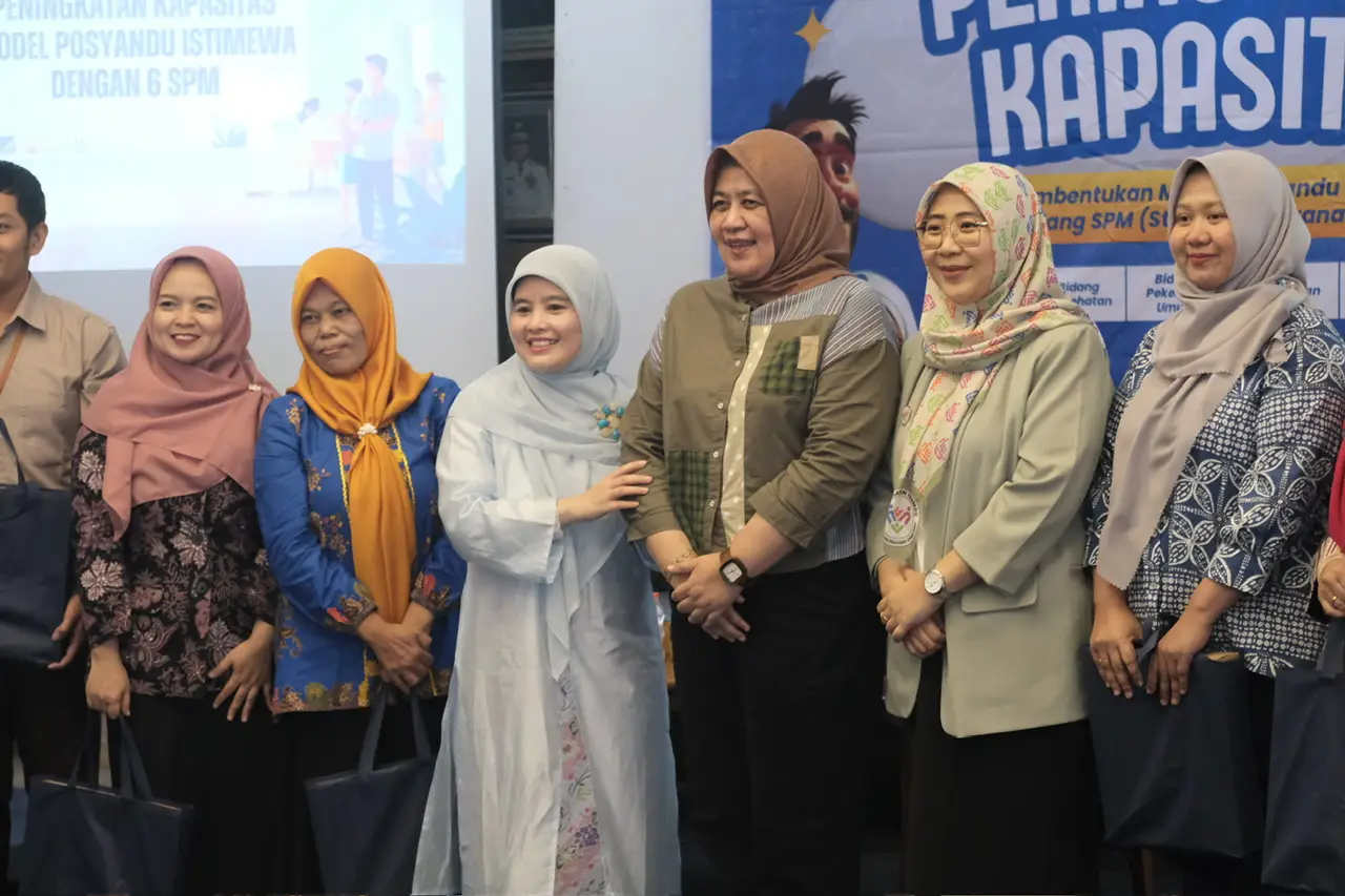 Depok Jadi Tuan Rumah Peningkatan Kapasitas Pembentukan Model Posyandu Enam SPM Regional I Jabar