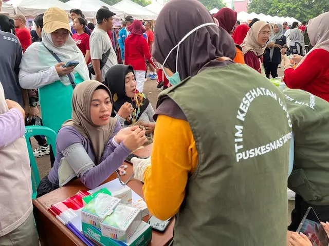 Ratusan Warga Antusias Ikuti CKG saat DCFD, Bisa Tahu Kesehatan Jiwa Sampai Paru