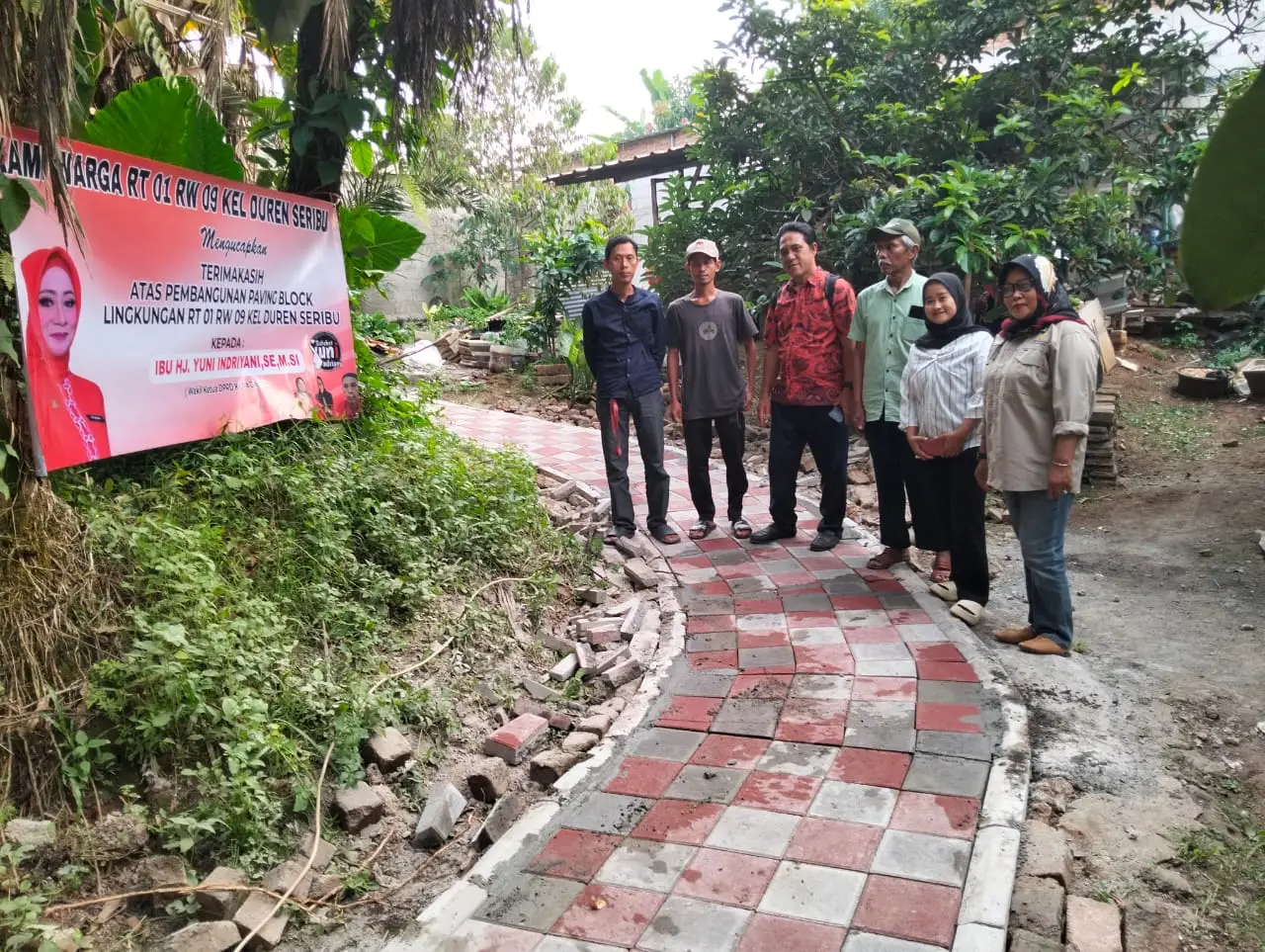 Perbaikan Jaling di Duren Seribu Dukung Visi Bersama Depok Maju