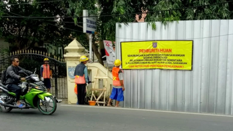 Direnovasi, Pelayanan Kecamatan Sawangan Pindah Sementara