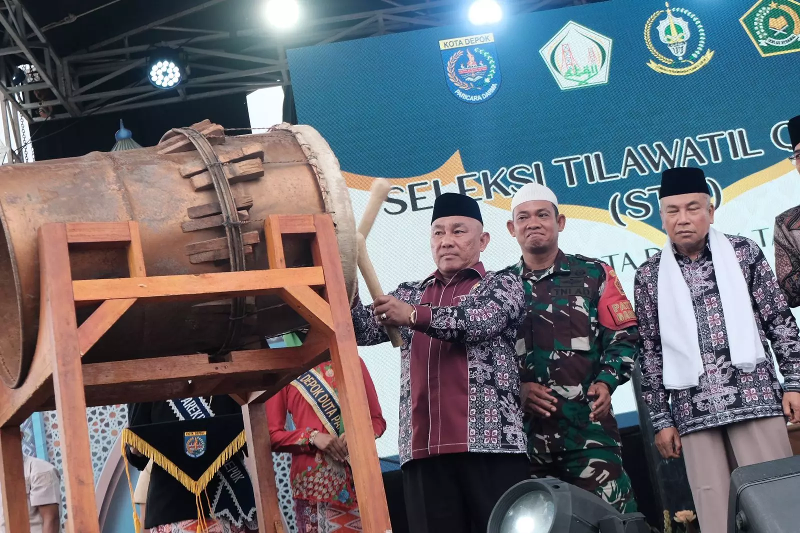 Tabuh Bedug Tandai Pembukaan STQ ke-II Kota Depok 2024
