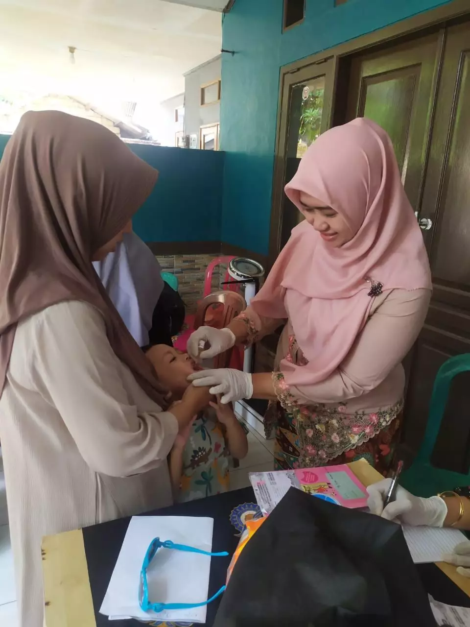 Lurah Mekarjaya Ajak Warganya Sukseskan Sub PIN Polio Putaran Kedua