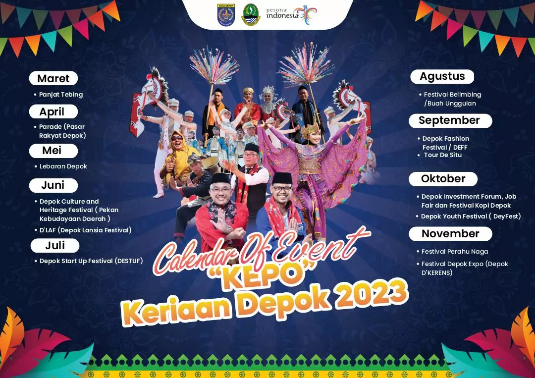 Calendar Of Event-Keriaan Depok 2023 Diluncurkan, Simak Daftar Event Unggulannya