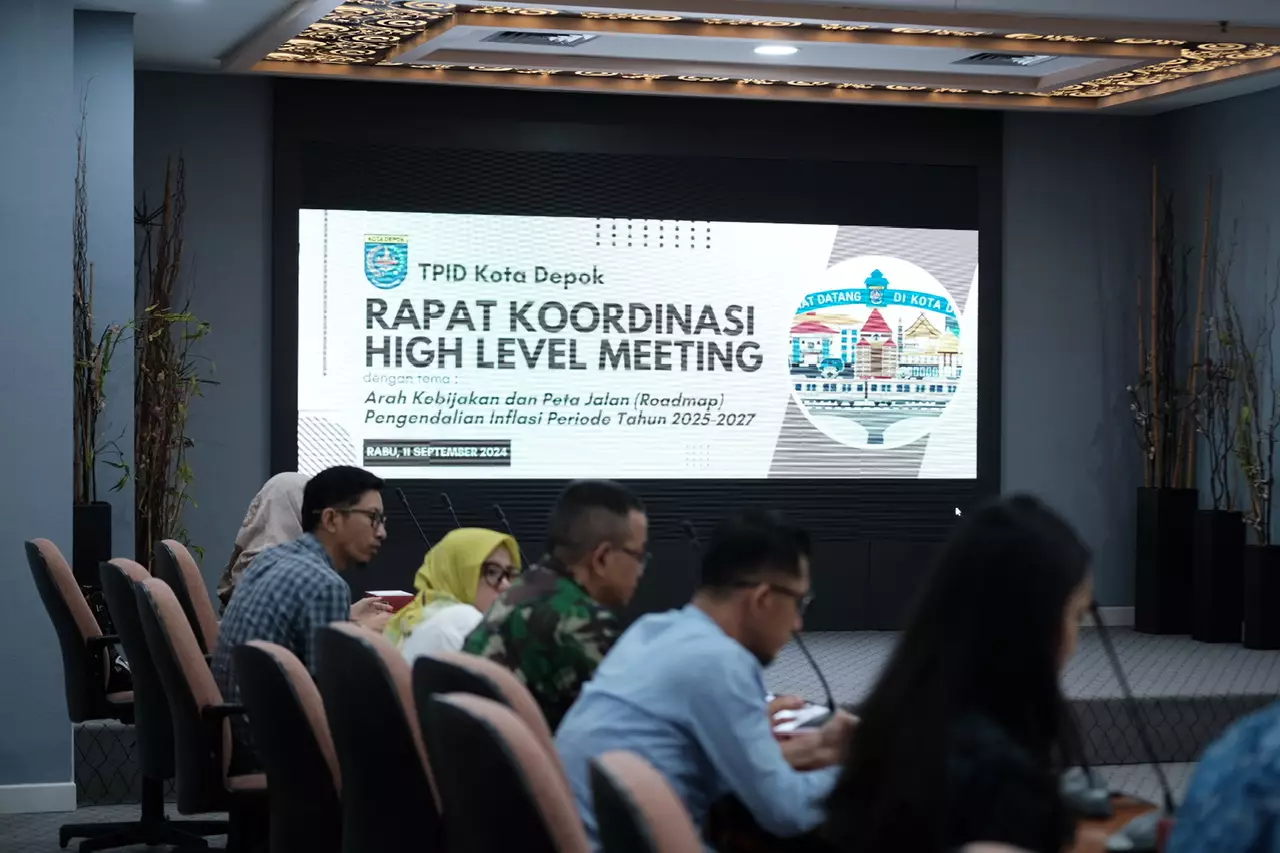 TPID Depok Gelar Rakor Arah Kebijakan Pengendalian Inflasi Periode 2025-2027