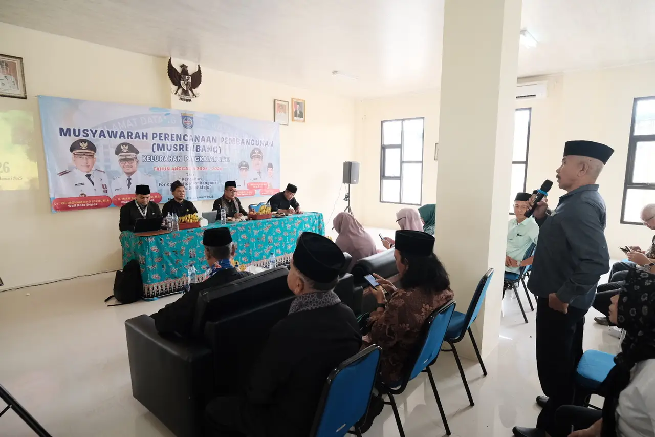 Warga Sampaikan Aspirasi pada Musrenbang Kelurahan Pangkalan Jati