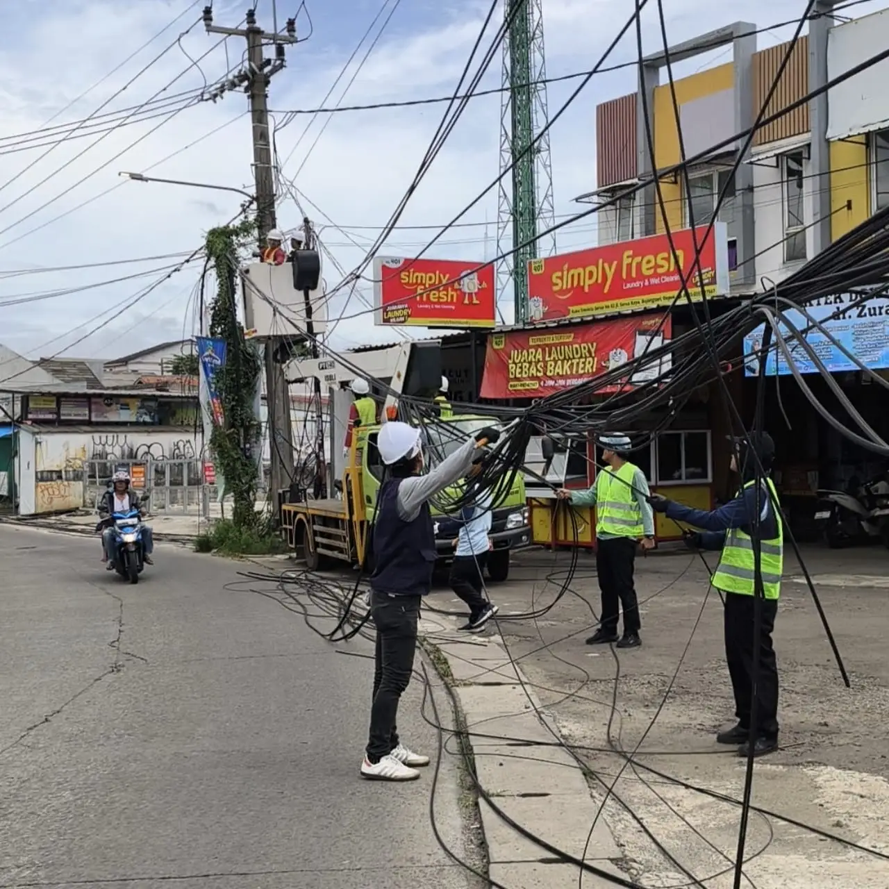 Serua Bersih dari Kabel Semrawut, Rampung Akhir April 2026