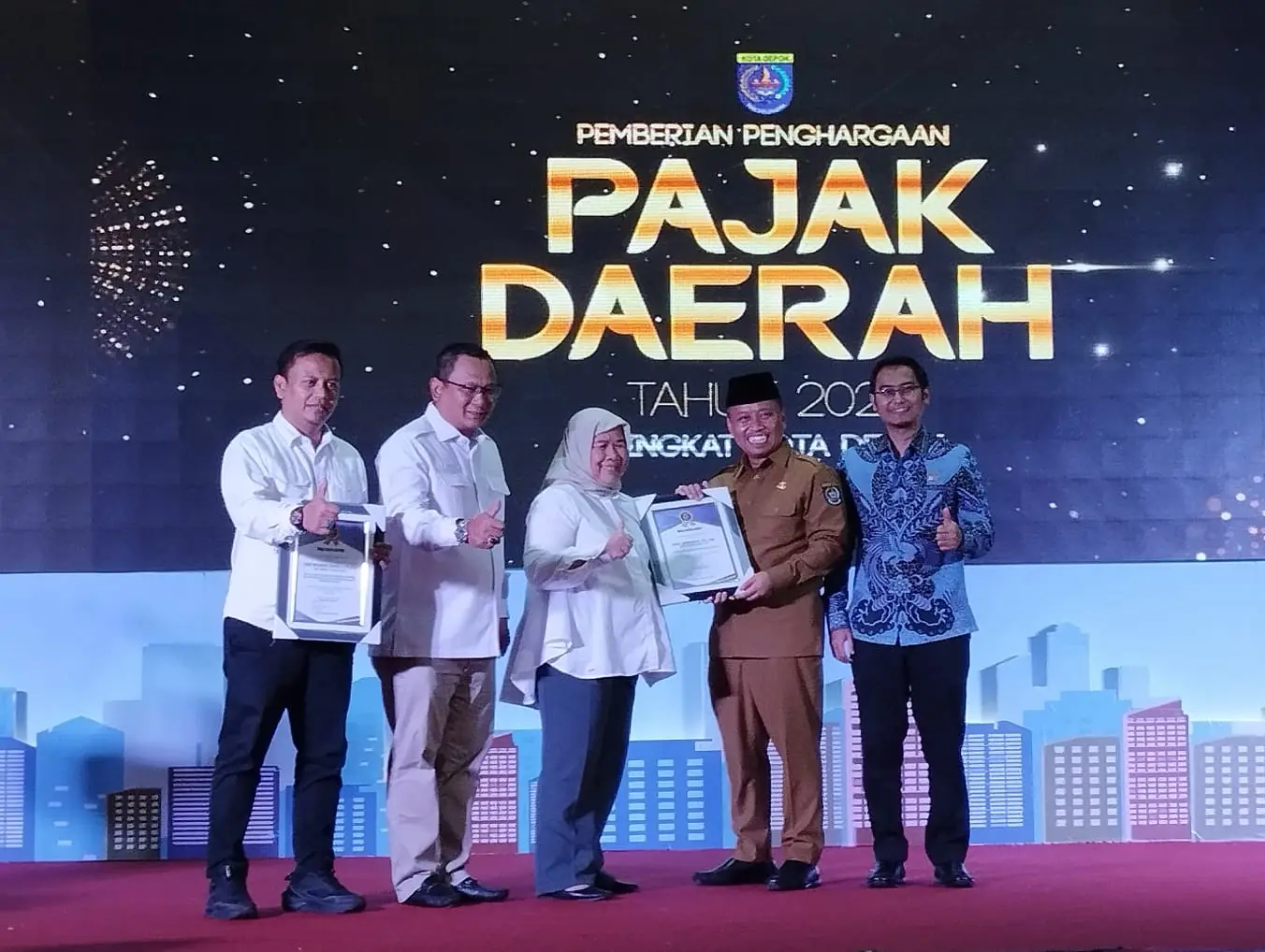 P3DW II Cinere Sabet Penghargaan di Ajang Pajak Daerah Kota Depok 2025
