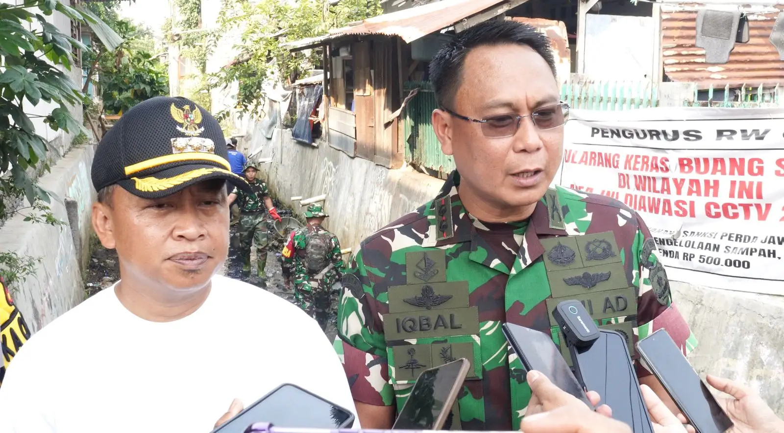 Bang Supian Dukung Karya Bakti Kodim Depok di Pasar Kemiri