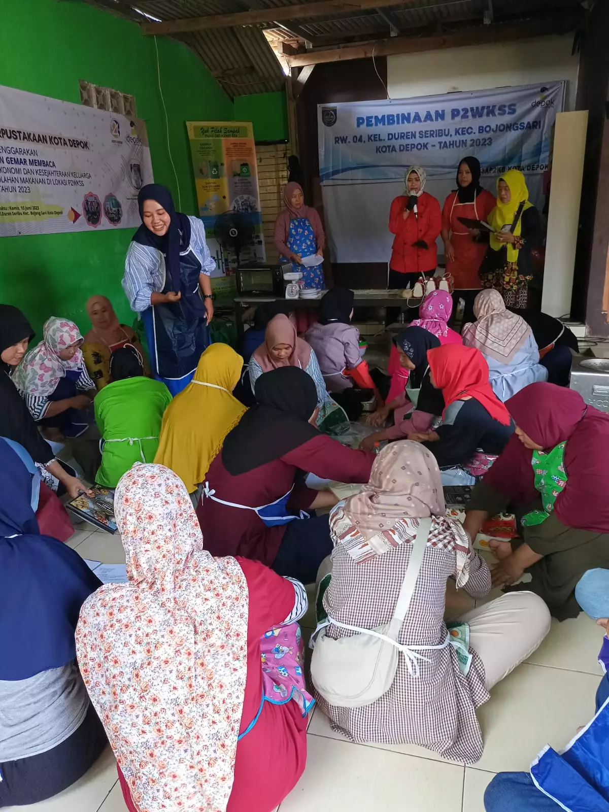 Sukseskan Program P2WKSS, Diskarpus Depok Hadirkan Pusling hingga Kolecer