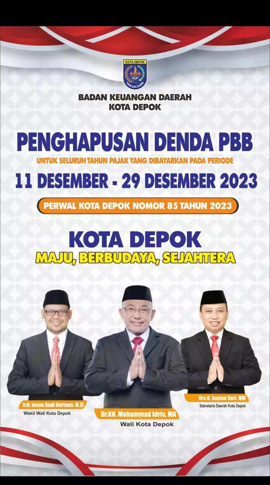 Animo Tinggi, Program Penghapusan Denda PBB-P2 Diperpanjang hingga 29 Desember 2023