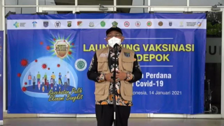 Kota Depok Resmi Launching Vaksinasi Sinovac Tahap Pertama