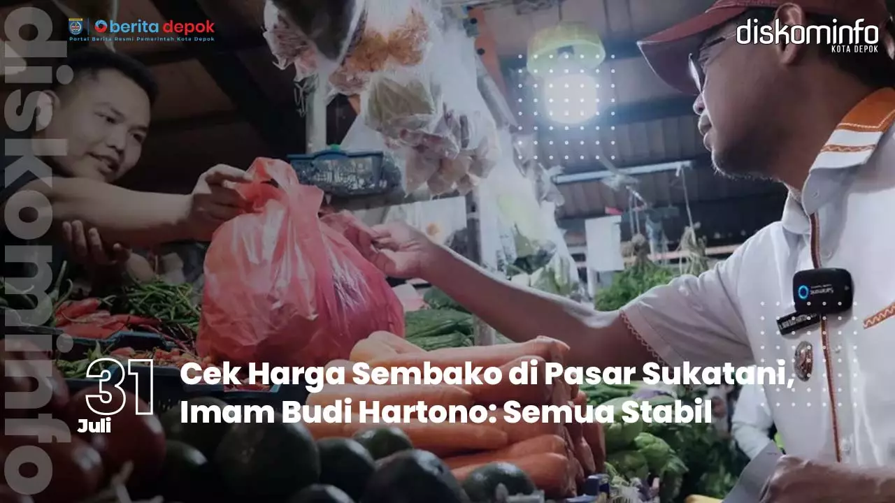 Video Berita: Cek Harga Sembako di Pasar Sukatani, Imam Budi Hartono: Semua Stabil