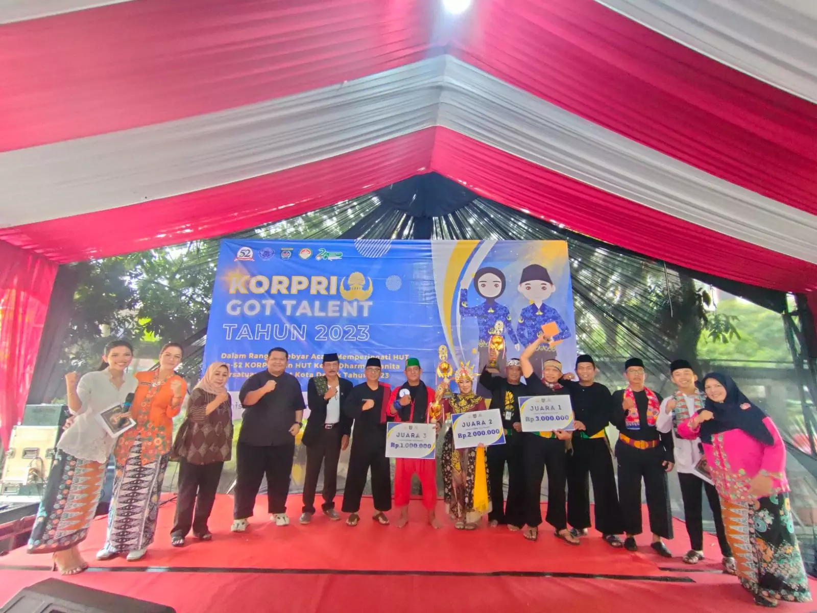 Berlangsung Meriah, Berikut Para Pemenang KORPRI Got Talent 2023