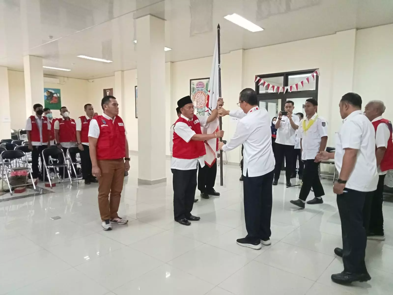 Pengurus PMI Kecamatan Sukmajaya dan Cilodong Dilantik