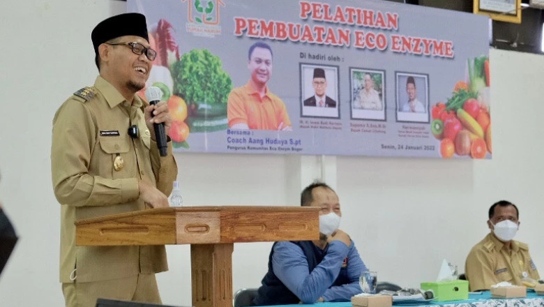 Kecamatan Cilodong Adakan Workshop Pembuatan Eco Enzym