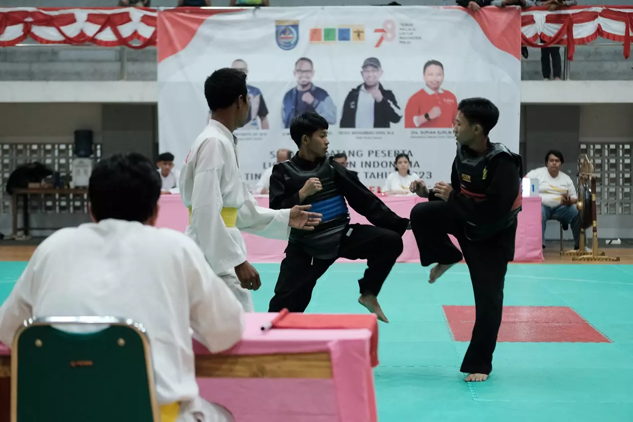 Pesilat Putra Bertanding di Laga Final LPI 2023