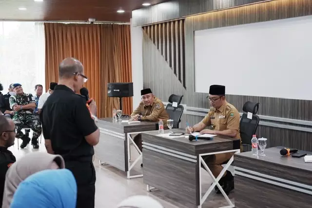 Wali Kota Bersama 30 Ormas Sambut Kedatangan Gubernur Jabar ke Depok