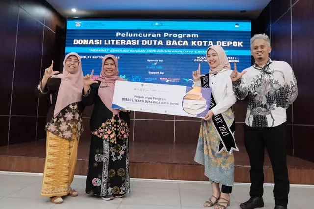 Luncurkan Program Donasi Literasi, Nina Suzana: Perlu Dukungan Semua Pihak